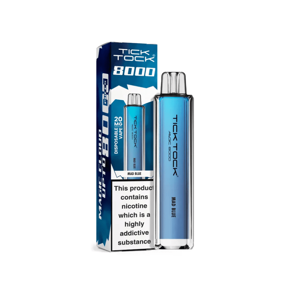 Tick Tock Magic 8000 Puffs Prefilled Pod Kit Box of 5 - Vapewholesalesupplier