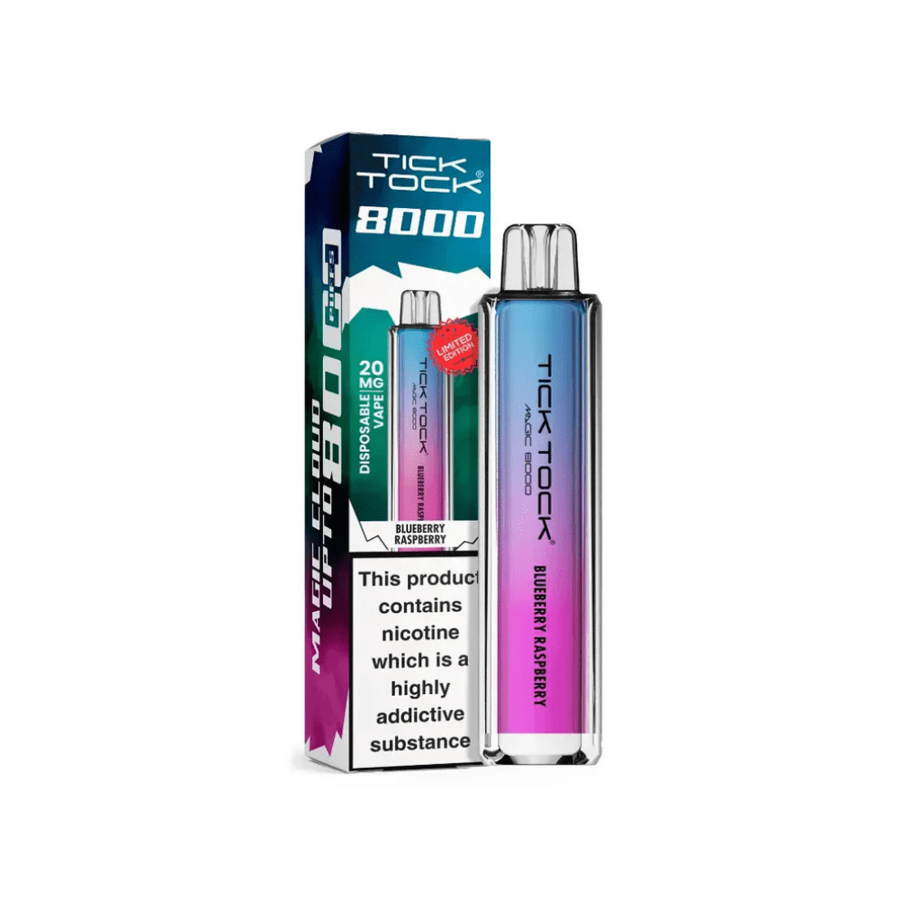 Tick Tock Magic 8000 Puffs Prefilled Pod Kit Box of 5 - Vapewholesalesupplier