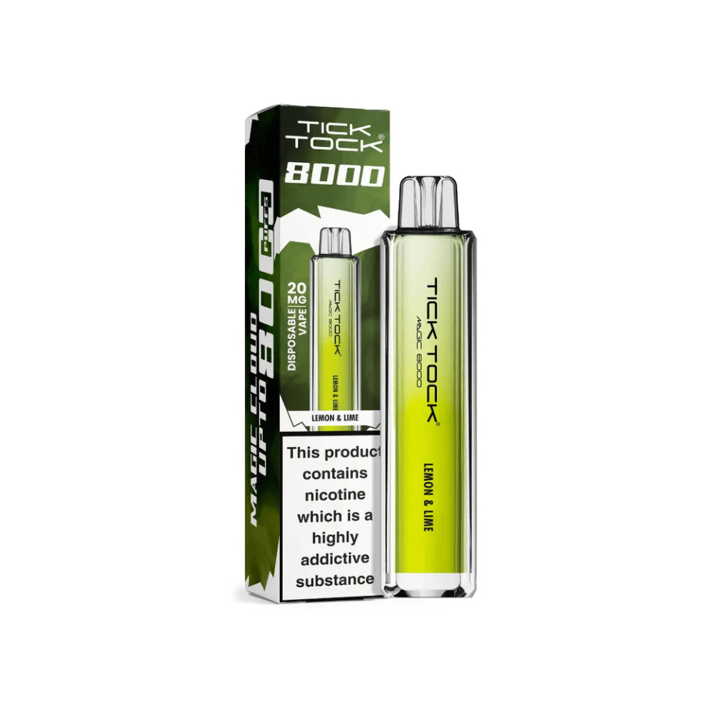 Tick Tock Magic 8000 Puffs Prefilled Pod Kit Box of 5 - Vapewholesalesupplier