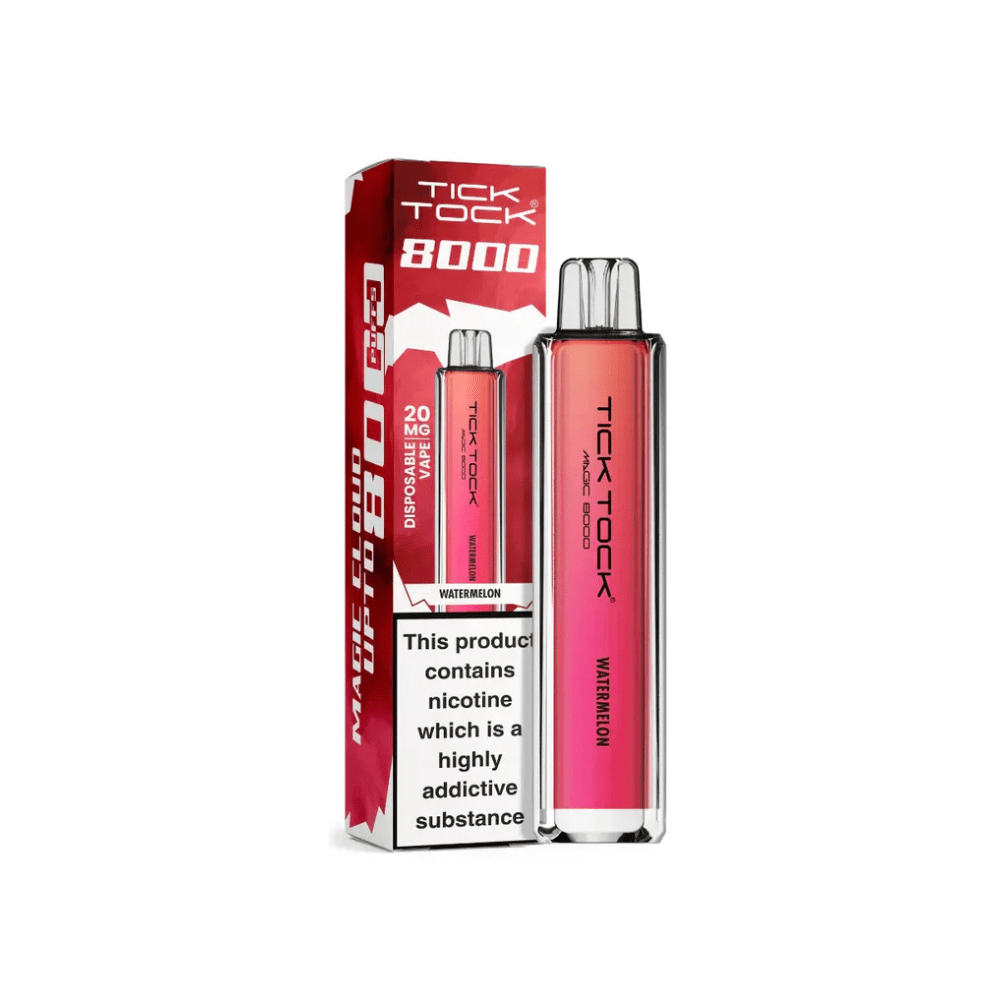 Tick Tock Magic 8000 Puffs Prefilled Pod Kit Box of 5 - Vapewholesalesupplier