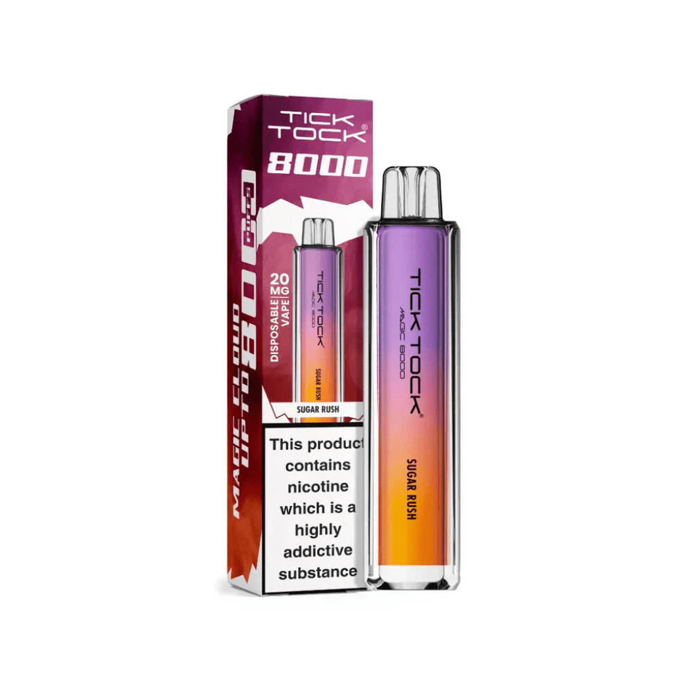 Tick Tock Magic 8000 Puffs Prefilled Pod Kit Box of 5 - Vapewholesalesupplier