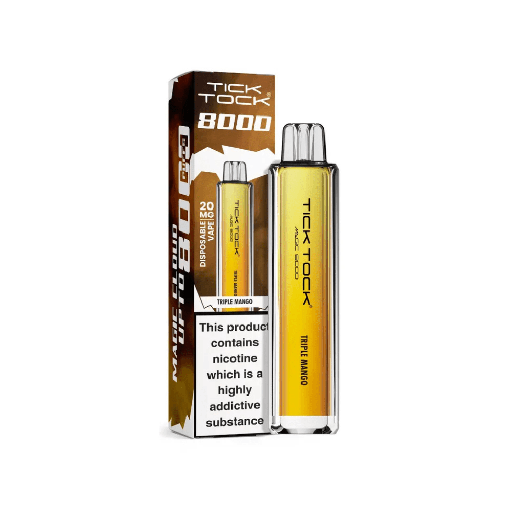 Tick Tock Magic 8000 Puffs Prefilled Pod Kit Box of 5 - Vapewholesalesupplier