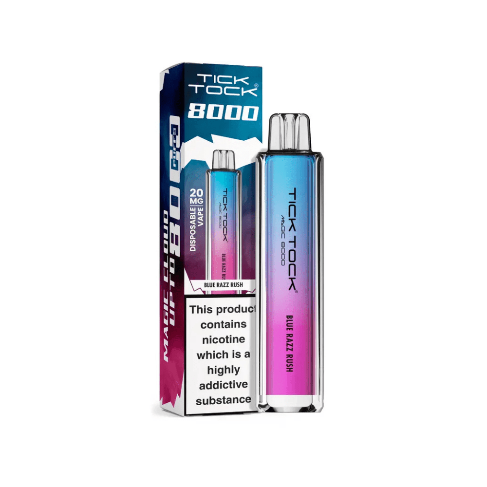 Tick Tock Magic 8000 Puffs Prefilled Pod Kit Box of 5 - Vapewholesalesupplier