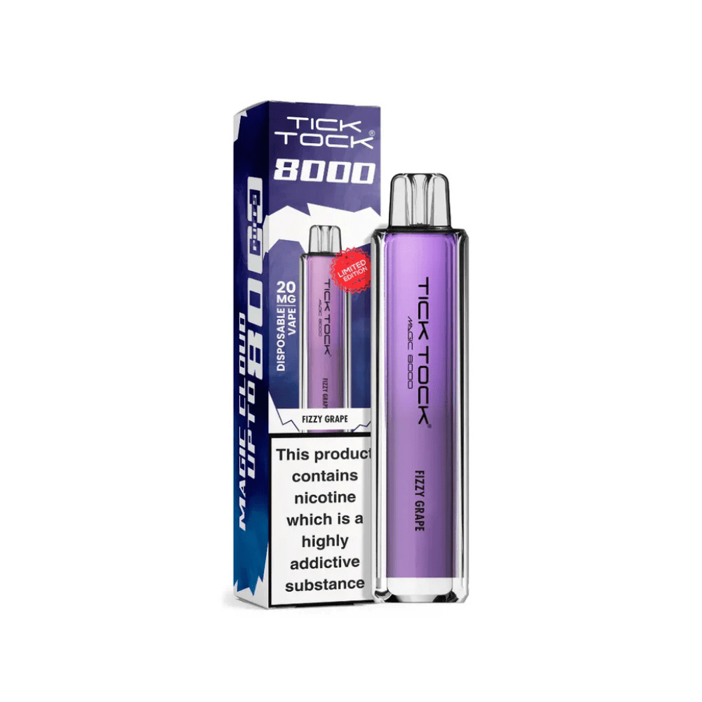 Tick Tock Magic 8000 Puffs Prefilled Pod Kit Box of 5 - Vapewholesalesupplier