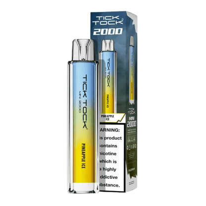 Tick Tock Mini 2000 Puffs Prefilled Pod Kit - 20MG Box of 10