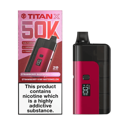 Titan X 50k Prefilled Pod Kit Box of 5 - Vapewholesalesupplier