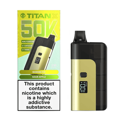 Titan X 50k Prefilled Pod Kit Box of 5 - Vapewholesalesupplier