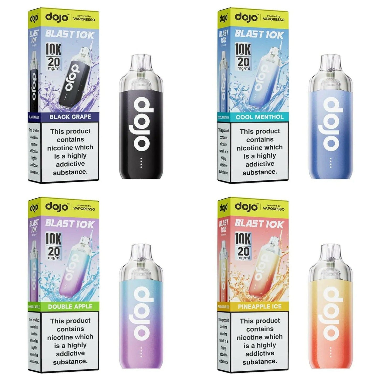 Vaporesso Dojo Blast 10k Prefilled Pod Kit I Box Of 5