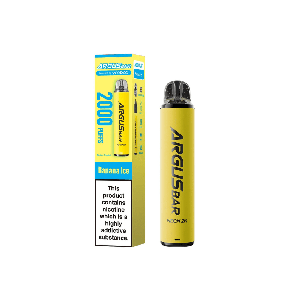 Voopoo Argus Bar Neon 2K Prefilled Pod Kit | Box of 10 - Vapewholesalesupplier