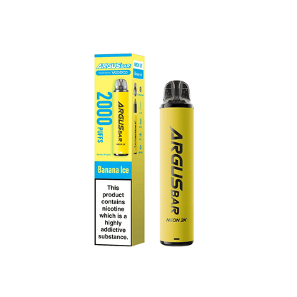 Voopoo Argus Bar Neon 2K Prefilled Pod Kit | Box of 10 - Vapewholesalesupplier