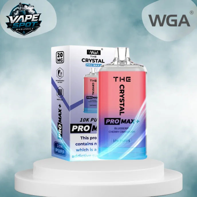 Crystal Pro Max Plus 10000 Box of 10 Prefilled Vape Kit