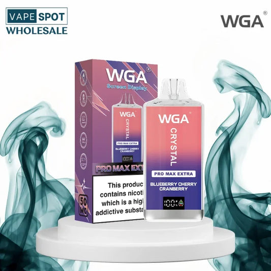 wga crystal pro max extra 15000 puffs box of 10